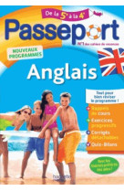 Passeport - anglais de la 5e a la 4e - cahier de vacances 2021