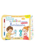 Les livres-ardoises - mes lettres rugueuses montessori pour gaucher