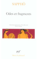 Odes et fragments