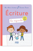 Mdi mes cahiers d-ecriture ce1-ce2 - les majuscules 2019