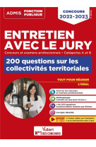 Entretien avec le jury - 200 questions sur les collectivites territoriales - categories a et b - con