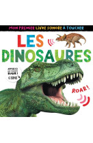 Mon premier livre sonore à toucher - les dinosaures