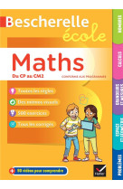 Bescherelle ecole - maths (cp, ce1, ce2, cm1, cm2) - tout le programme de maths a l-ecole primaire