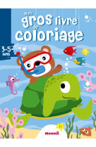 Mon gros livre de coloriage (ourson-tortue)