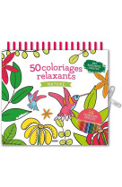 50 coloriages relaxants nature