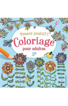 Pensez positif ! coloriage pour adultes