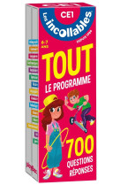 Les incollables - tout le programme du ce1 - 7/8 ans - 700 questions reponses pour reviser en 2 even