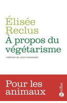 A propos du vegetarisme