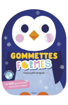 Gommettes formes - coucou petit pingouin