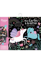 Ma pochette d-artiste - mes cartes a gratter licornes