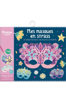 Ma pochette d'artiste - mes masques en strass