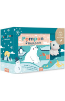 Mon premier livre de bain - pompon l'ourson (valisette carton)