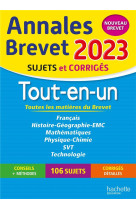 Annales brevet 2023 tout-en-un