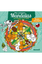 Mes premiers mandalas - les animaux de la foret - avec stickers