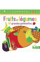 Fruits et legumes - 50 grandes gommettes