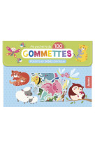 Ma pochette de 100 gommettes  - parents et bébés animaux