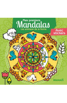 Mes premiers mandalas - les animaux de la ferme - avec stickers