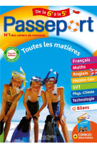 Passeport - toutes les matières - de la 6e à la 5e - cahier de vacances 2024