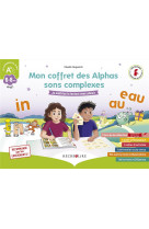 Mon coffret des alphas sons complexes - methode de lecture cp ce1 sur les sons complexes et les cons