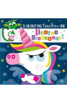 Une licorne grognonne