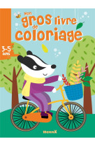 Mon gros livre de coloriage (balade a velo)