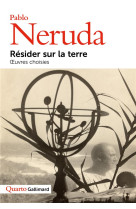 Resider sur la terre - oeuvres choisies