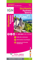 Nr12 occitanie (pyrenees-quercy)  1/250 000