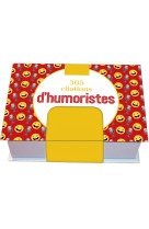 Minimaniak 365 citations d-humoristes - mini calendrier