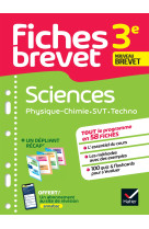 Fiches brevet sciences 3e - physique-chimie, svt, technologie brevet 2025