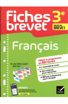 Fiches brevet français 3e brevet 2025