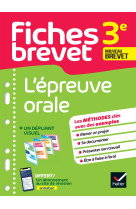 Fiches brevet l'épreuve orale 3e brevet 2025