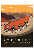 Affiche : tour de france, pyrenees cols de legende