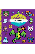 Je colorie en pixels - les creatures fantastiques