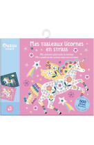 Ma pochette d'artiste - mes tableaux licornes en strass