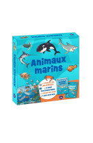 Coffret puzzle documentaire - animaux marins