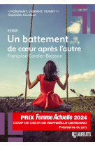 Un battement de coeur après l'autre - coup de coeur de raphaëlle giordano prix femme actuelle 2024