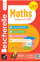 Bescherelle lycée - maths 2de, 1re, tle nouveau bac