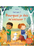 Pourquoi je dois m'excuser ? - c'est quoi ... ? - dès 3 ans