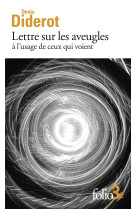 Lettres sur les aveugles à l'usage de ceux qui voient