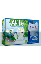 Coffret peluche akiko - le voyage extraordinaire