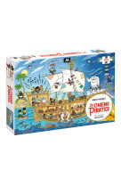 Maxi puzzle les chiens pirates (200 pièces)