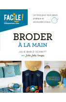 Broder à la main