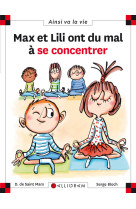 N°115 max et lili ont du mal à se concentrer