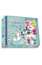 Mon carnet top secret licornes - coffret avec mini gommes