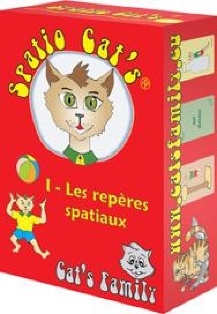 JEU DE CARTES SPATIO CAT'S 1 - LES REPERES SPATIAUX - PETIT FRANCOIS - NC