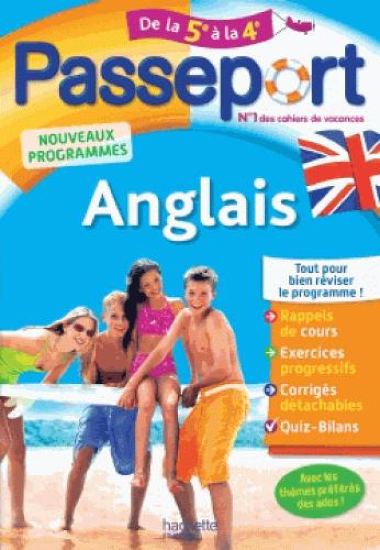 PASSEPORT - ANGLAIS DE LA 5E A LA 4E - CAHIER DE VACANCES 2021 - DREANO/LE BOUR - Hachette Education