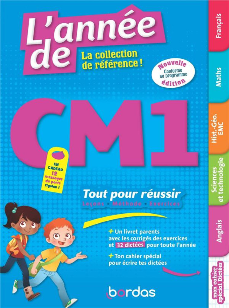 L'ANNEE DE CM1 TOUT POUR REUSSIR - COLLECTIF/ECARLAT - BORDAS