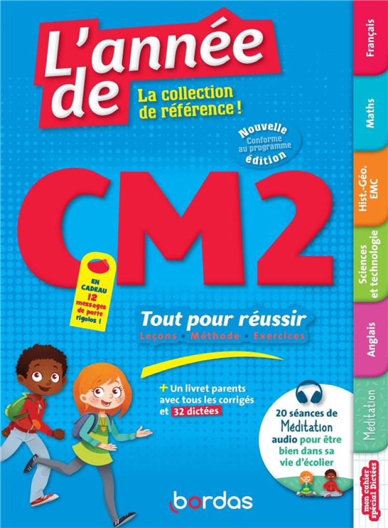 L'ANNEE DE CM2 TOUT POUR REUSSIR - COLLECTIF - BORDAS