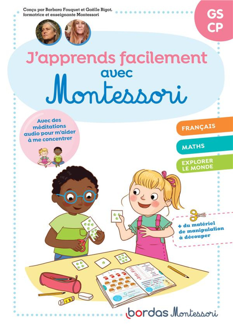 J'APPRENDS FACILEMENT AVEC MONTESSORI GS-CP - BIGOT/FOUQUET/CHIODO - BORDAS