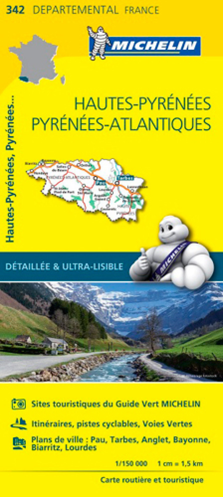 Carte Départementale Hautes-Pyrénées, Pyrénées Atlantiques - XXX - MICHELIN